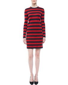 michael kors studded stripe dress|Michael Kors fitted dresses.